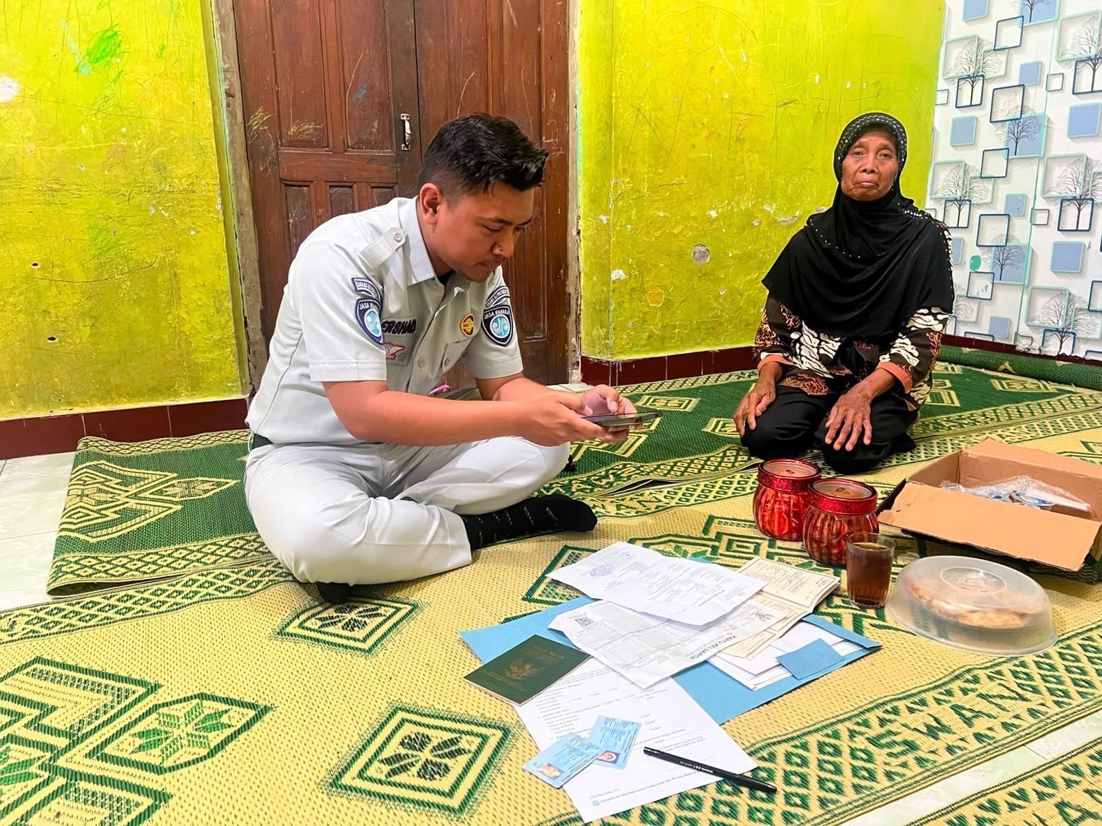 Hadir untuk Korban, Jasa Raharja Verifikasi Ahli Waris Almarhum Sarimin di Ngemplak Sleman