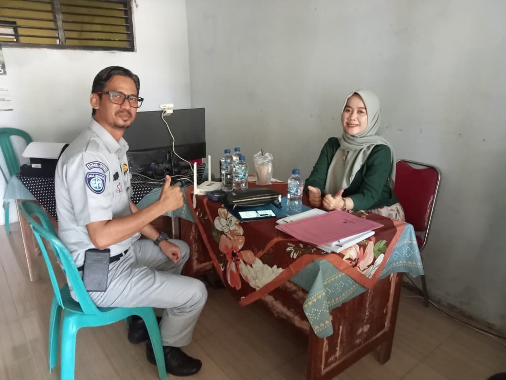 Kepala Cabang Jasa Raharja Pekalongan Lakukan Monitoring Program Samsat Budiman di BUMDes Dharma Kaloka Kalijambe 