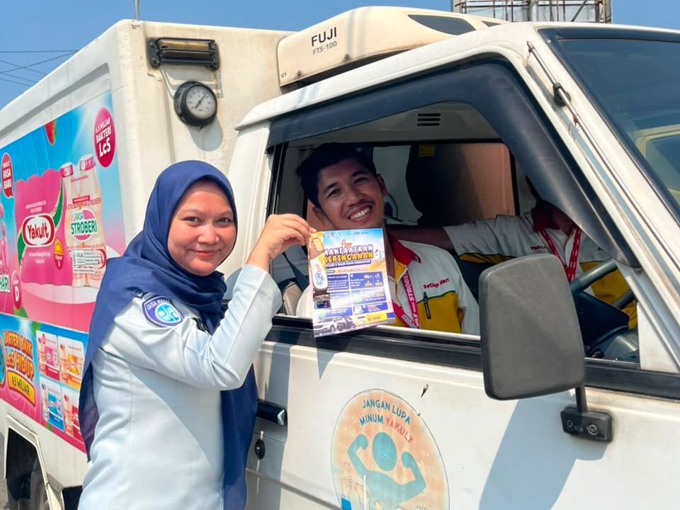 Sasar Pengguna Jalan, Samsat Bandar Lampung Sosialisasikan Program Keringanan Pajak Kendaraan di Rajabasa