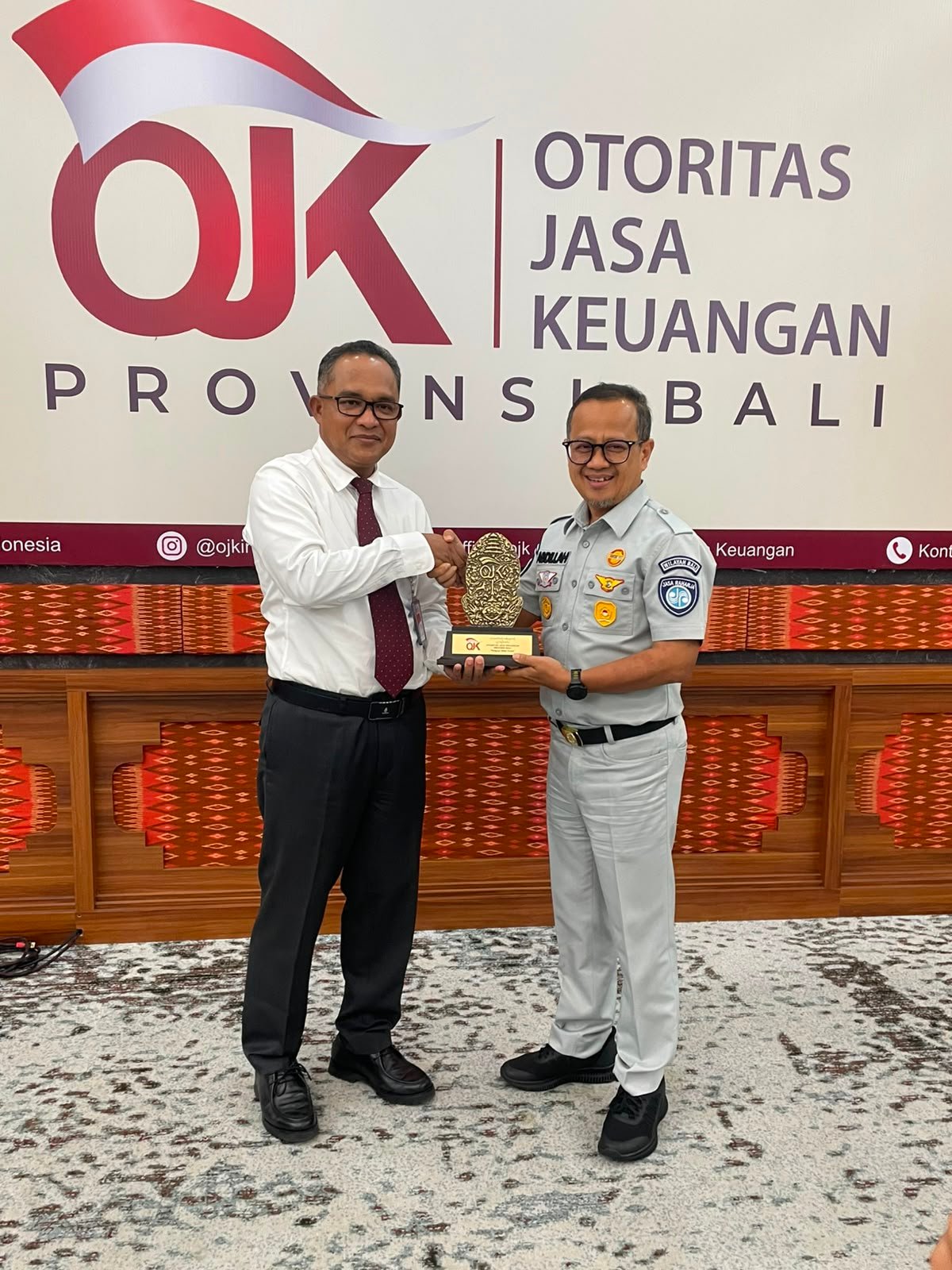 Jasa Raharja Wilayah Bali Audiensi dengan OJK Provinsi Bali Perkuat Sinergi Kelembagaan