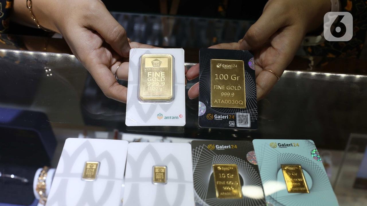 Harga Emas Antam, UBS, dan Galeri24 di Pegadaian Kompak Naik pada Selasa