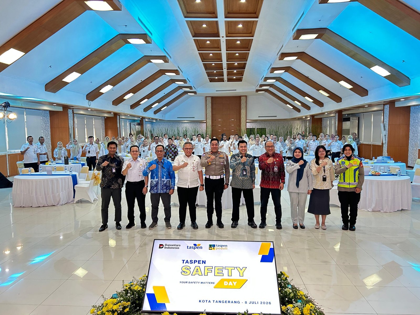 Jasa Raharja Perkuat Budaya Keselamatan Berkendara Melalui Taspen Safety Day 2026 di Kota Tangerang