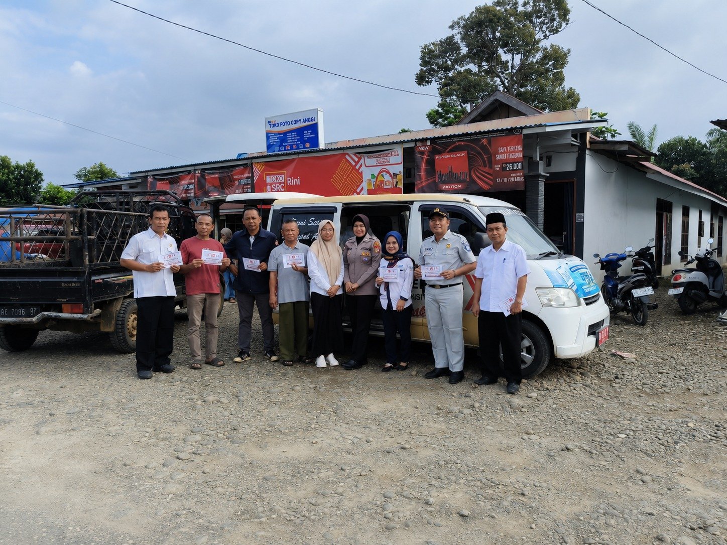 Samsat Mukomuko Gelar Samsat Keliling dan Sosialisasi Pemutihan Pajak Kendaraan Bermotor di Kecamatan Air Majunto
