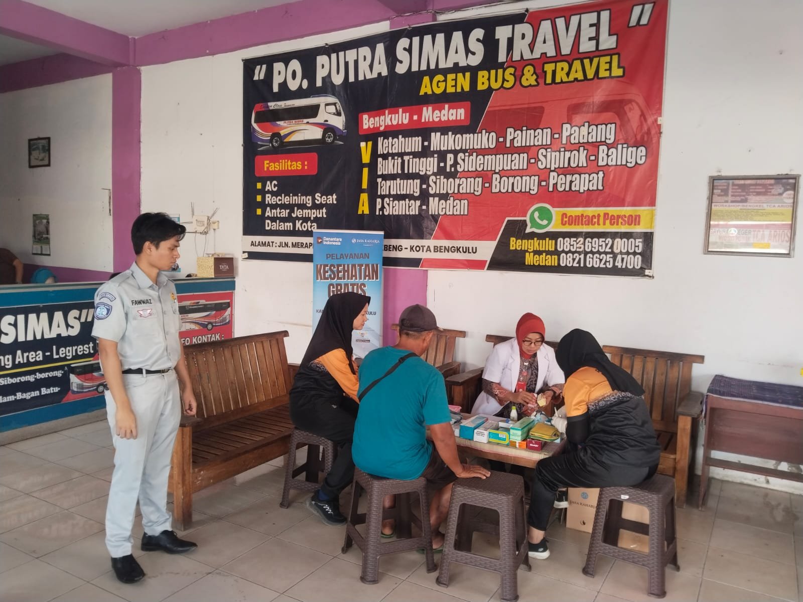 Tingkatkan Kesehatan Pengemudi dan Penumpang, Jasa Raharja Bengkulu Gelar MUKL di PO SIMAS