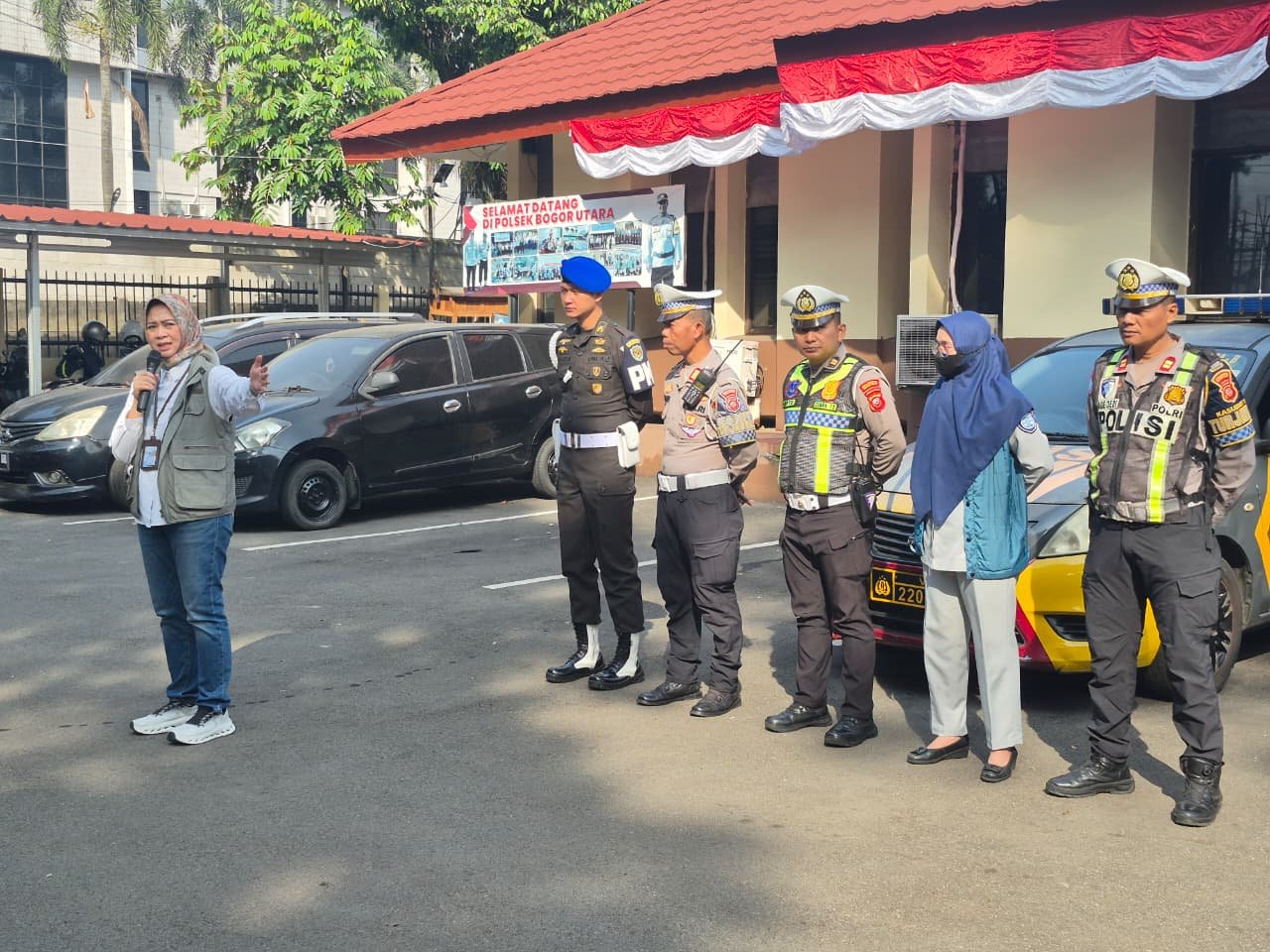 Operasi Gabungan PT Jasa Raharja (Persero) Cabang Bogor Bersama Tim Pembina Samsat Kota Bogor Tingkatkan Kesadaran Masyarakat akan Kepatuhan Administrasi Kendaraan
