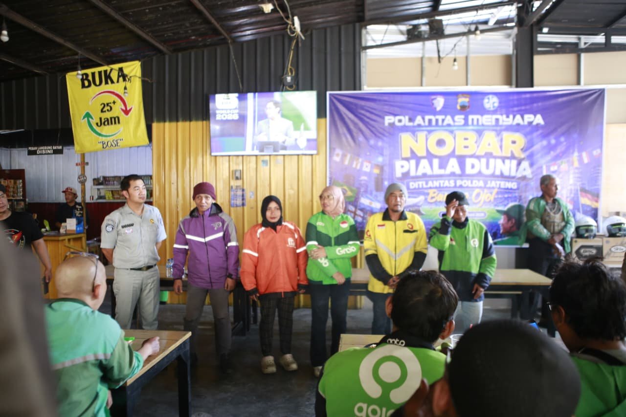 Melalui Kolaborasi Giat Polantas Menyapa, Ditlantas Polda Jawa Tengah dan Jasaraharja Tingkatkan Keselamatan Lalu Lintas Bagi Ojek Online