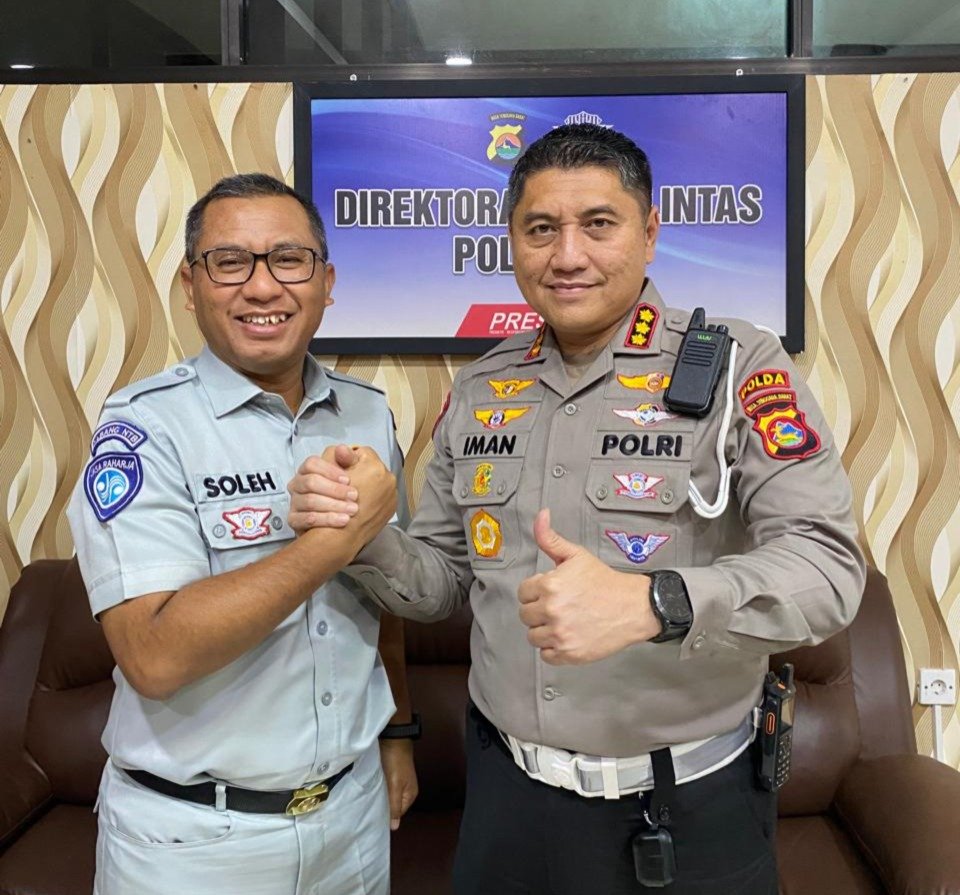 Jasa Raharja NTB Perkuat Sinergi melalui Kunjungan Koordinasi ke Dirlantas Polda NTB
