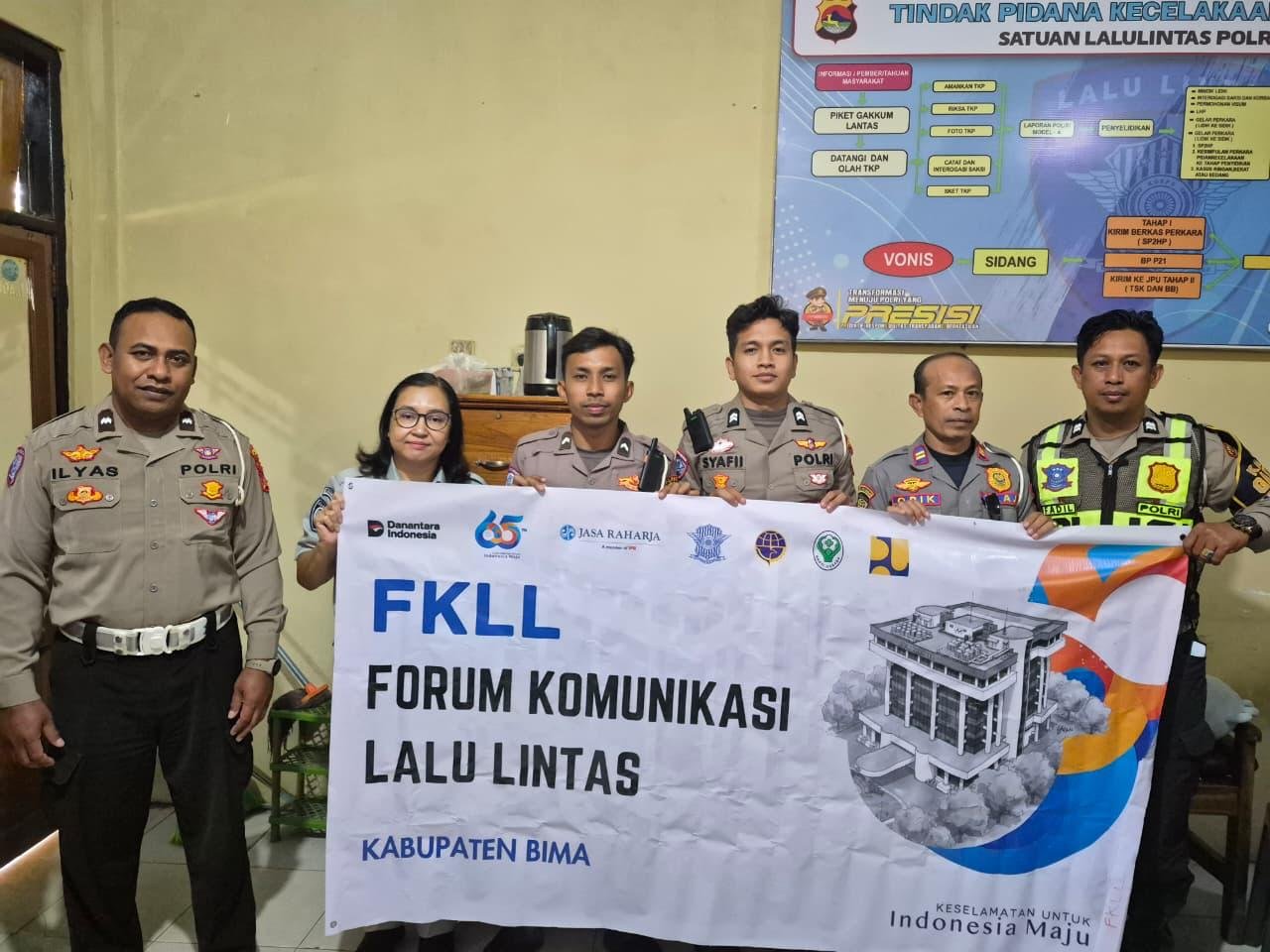 Perkuat Sinergi Keselamatan, Jasa Raharja Cabang Bima Laksanakan FKLL Kabupaten Bima