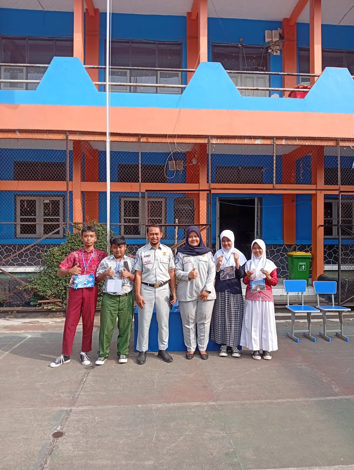 Jasa Raharja Cabang Tasikmalaya Sosialisasikan Keselamatan Berlalu Lintas pada Kegiatan MPLS di SMP Negeri 5 Kota Tasikmalaya