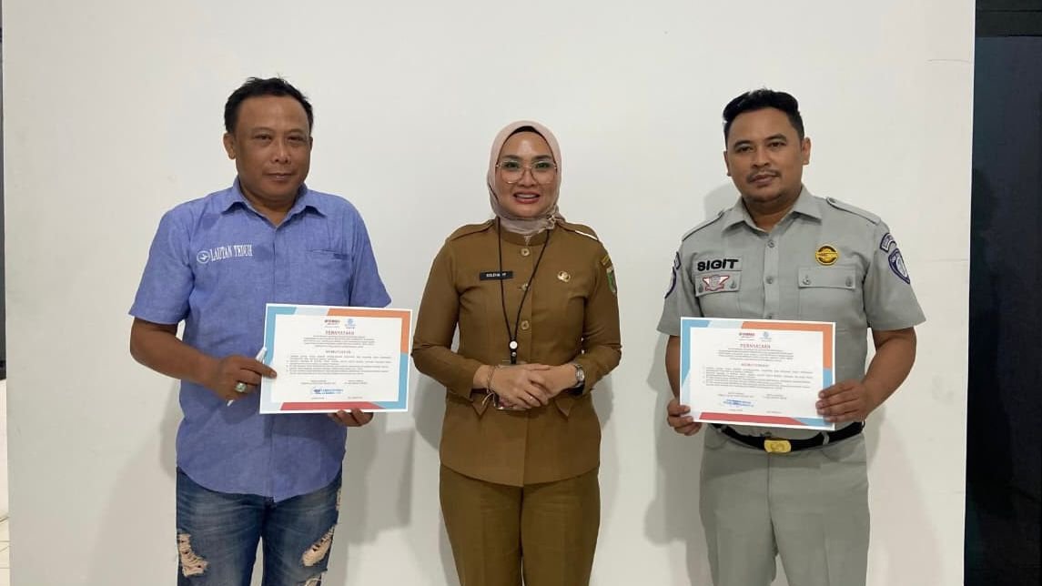 Jasa Raharja Lampung Perkuat Sinergi dengan Yamaha Bandar Jaya Melalui Penandatanganan Komitmen Kepatuhan Pajak Kendaraan