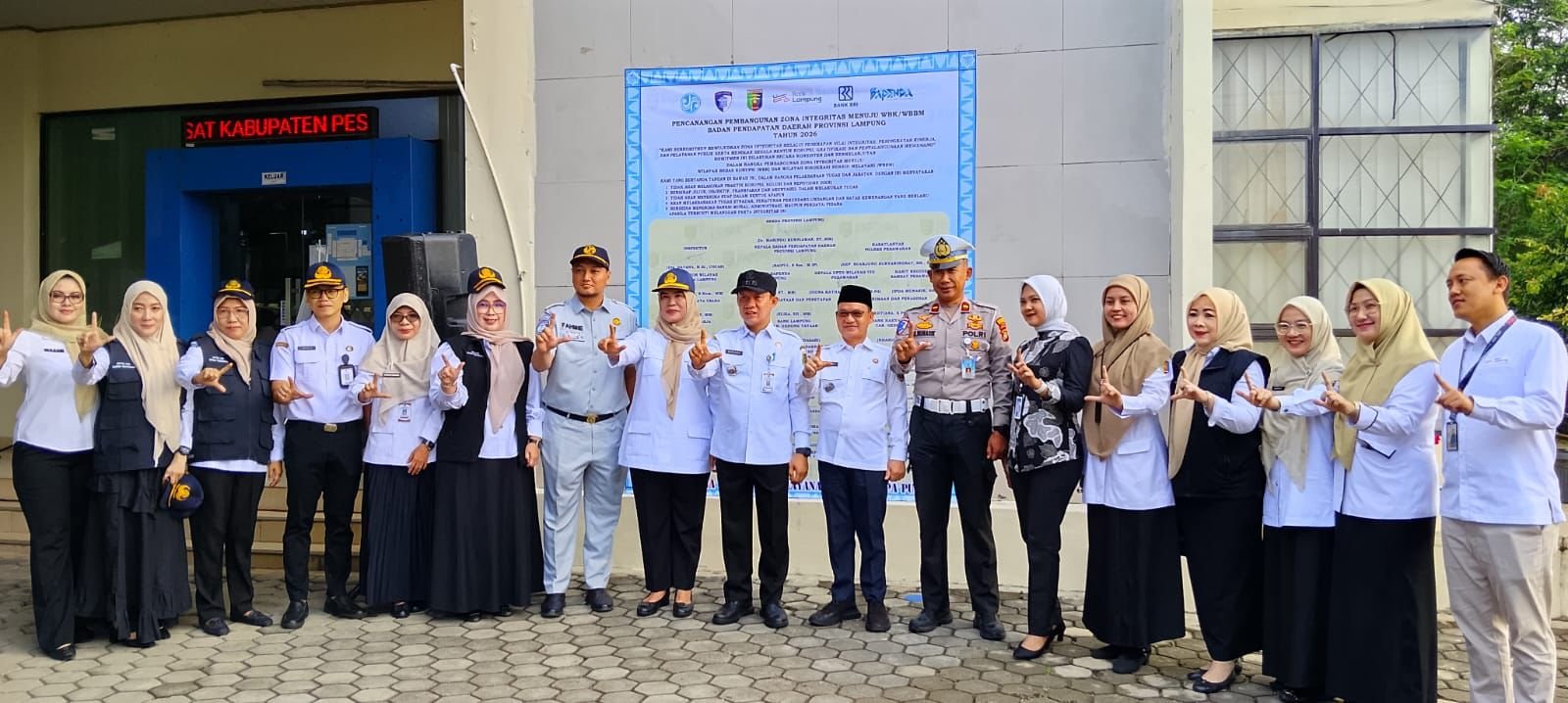 Jasa Raharja Hadiri Penandatanganan Pakta Integritas UPTD VIII Samsat Pesawaran, Perkuat Komitmen Pelayanan Publik Berintegritas