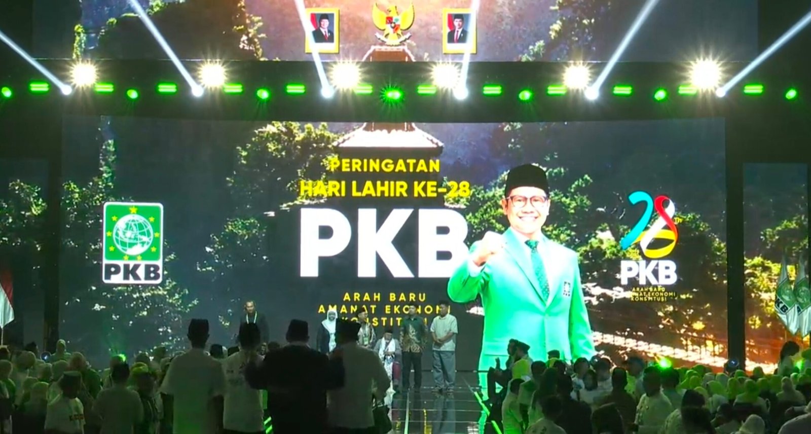 PKB Usung Tema “Prabowonomics” di Harlah ke-28, Cak Imin Tegaskan Komitmen Kawal Ekonomi