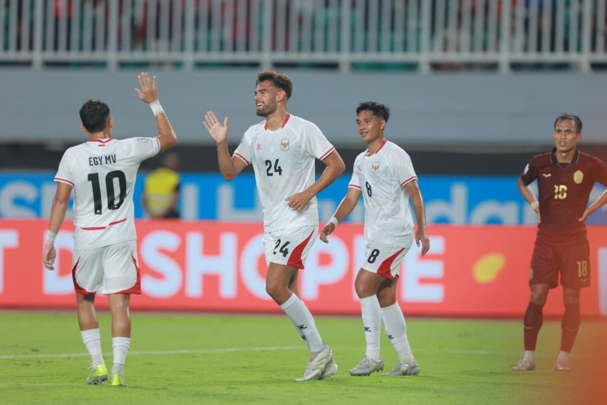 Debut Sensasional Mitchell Lee Baker Bawa Indonesia Taklukkan Kamboja 5-1