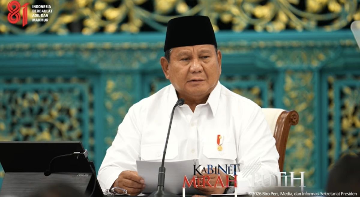 Prabowo Ungkap Alasan Sidang Kabinet Digelar Jelang Pidato Kenegaraan 2026