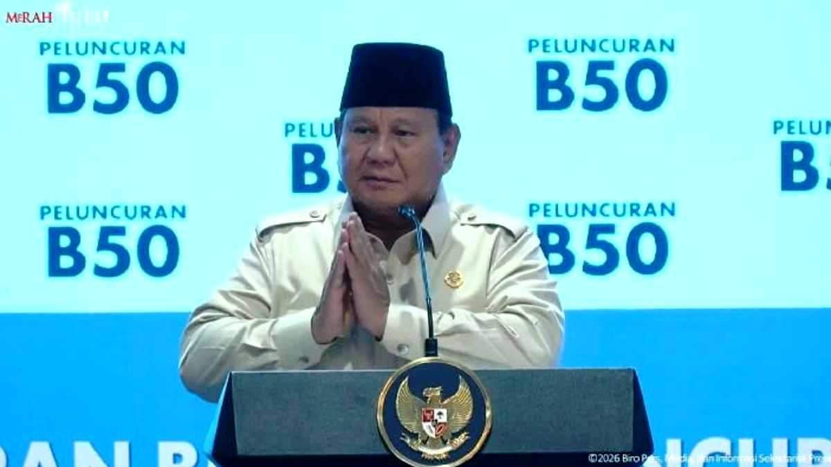 Prabowo Luncurkan B50, Target Kurangi Impor BBM dan Hemat Devisa Rp170 Triliun