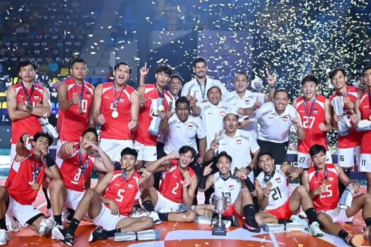 Indonesia Naik 12 Peringkat Dunia Usai Raih Gelar Juara AVC Men’s Cup 2026