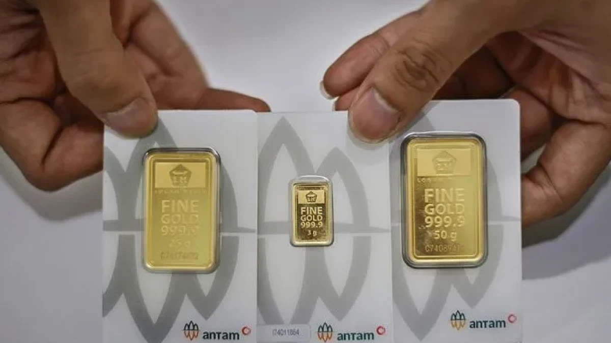 Emas Antam Melemah, Harga Buyback Turut Turun ke Rp2,341 Juta per Gram