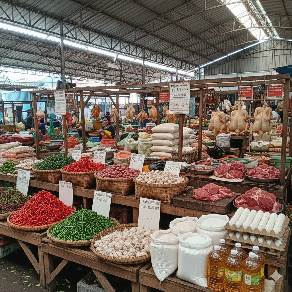 PIHPS: Harga cabai rawit Rp57.250 per kg, beras dan minyak goreng relatif stabil