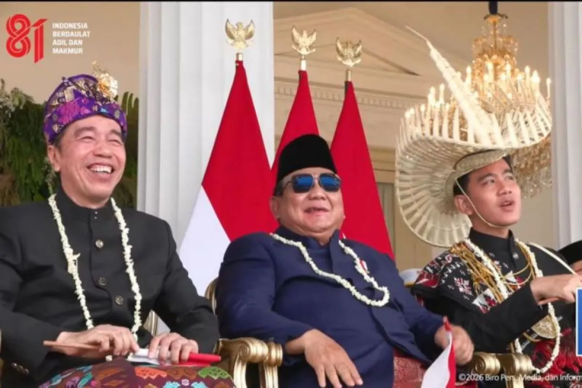 Gerindra Nilai Momen Jokowi dan Prabowo di HUT RI Cerminkan Hubungan Baik