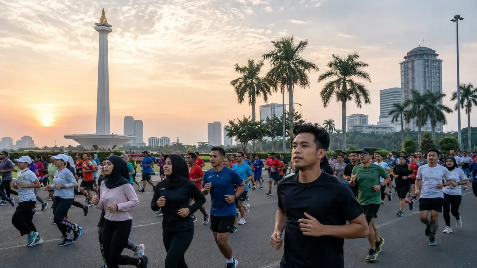 Merdeka Run 2026 Diikuti 12 Ribu Pelari, Rute 8 Kilometer