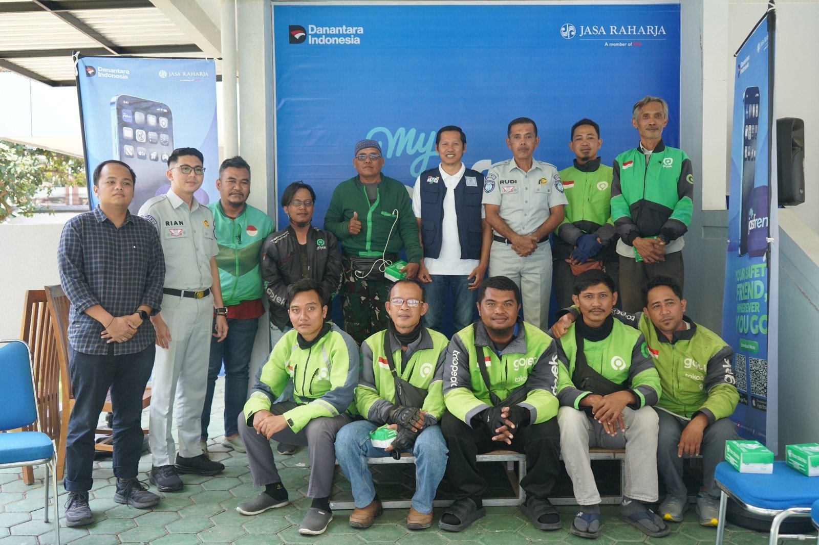 Kenalkan MyJasfren, Jasa Raharja NTB Gandeng Driver Ojol