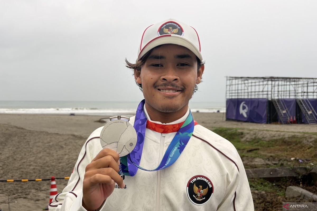 Pajar Ariyana Sabet Perak Surfing Asian Games 2026, Kalah dari Kanoa Igarashi