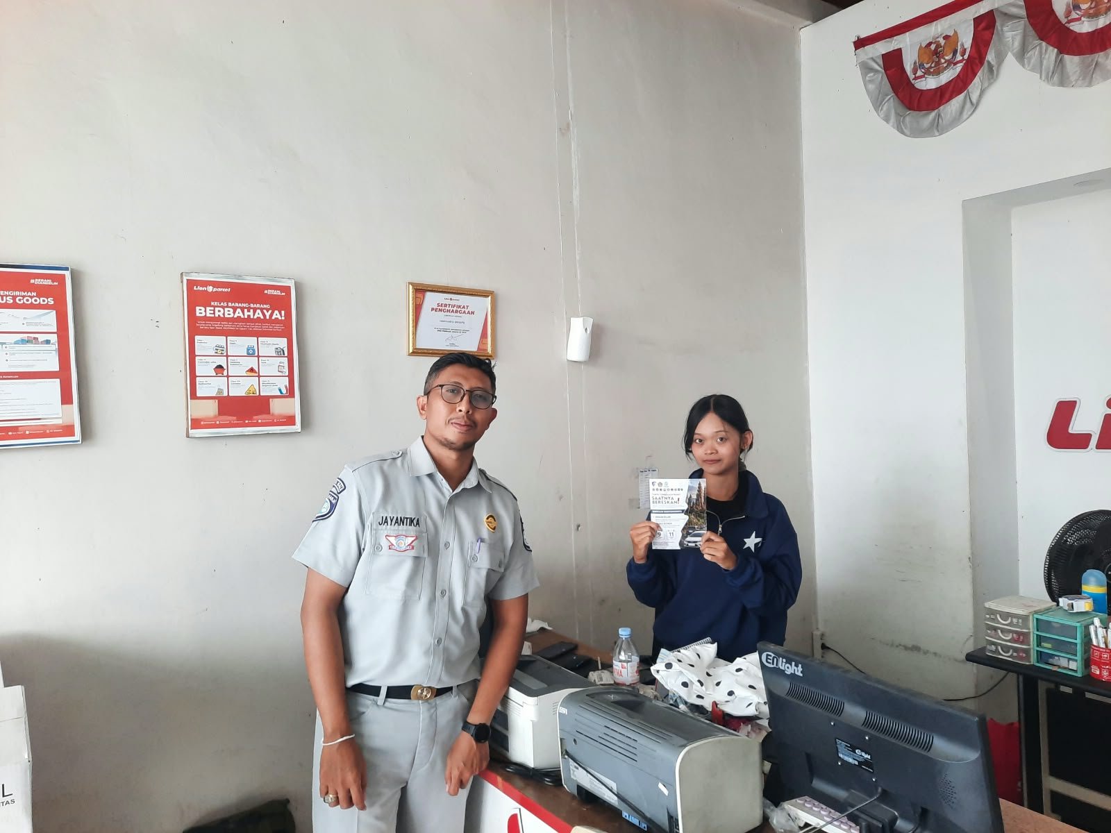 Mendekatkan Kabar Relaksasi PKB, Jasa Raharja Sosialisasikan Relaksasi PKB di Beberapa Sektor Ekspedisi di Kediri 