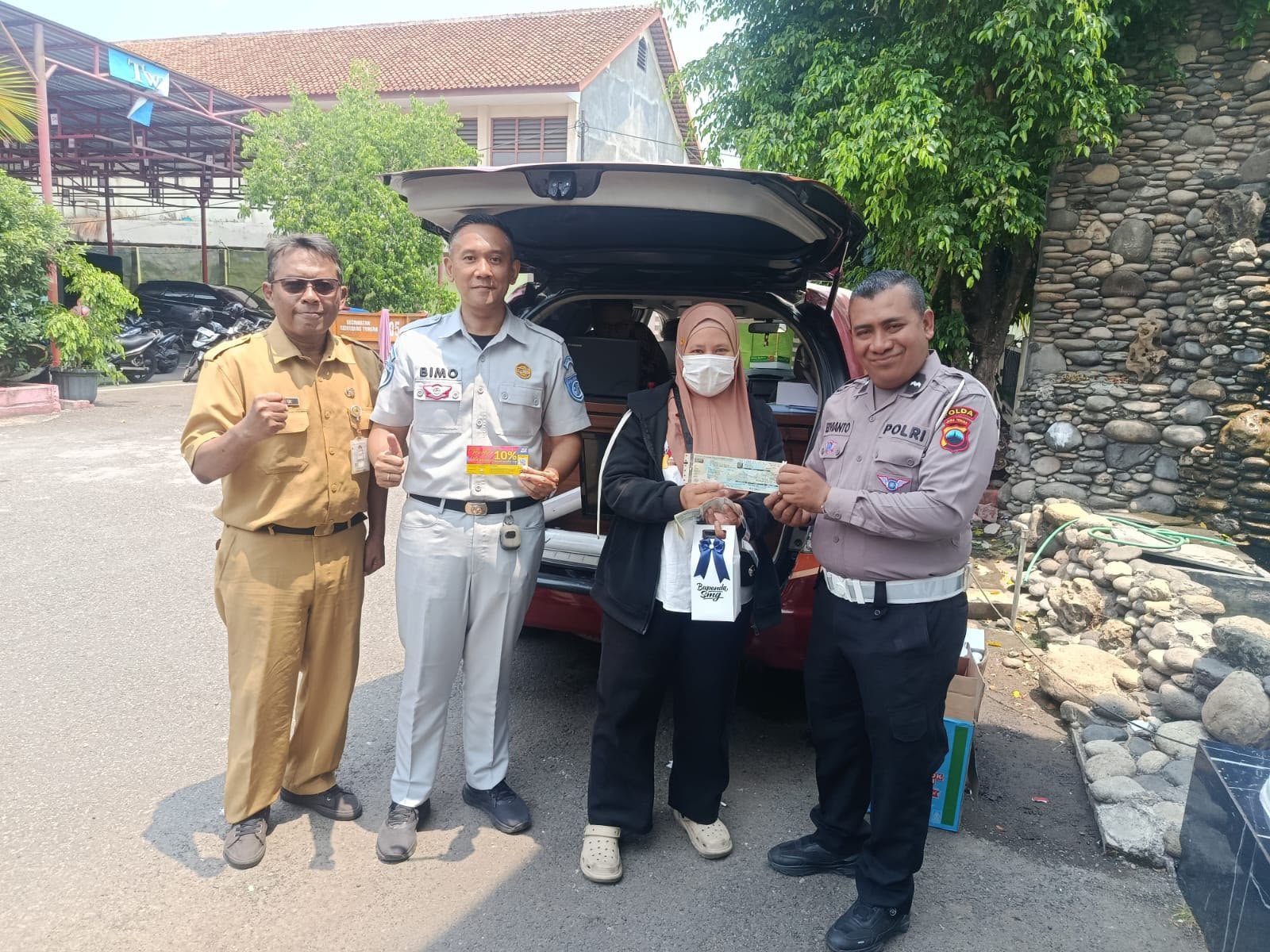 Jasa Raharja Cabang Semarang Dukung Kegiatan Naliko Di Kantor Kecamatan Semarang Tengah
