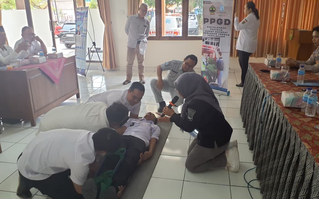 Jasa Raharja Cabang Magelang Laksanakan PPGD dan MUKL Pada Perangkat Desa di Kecamatan Mertoyudan
