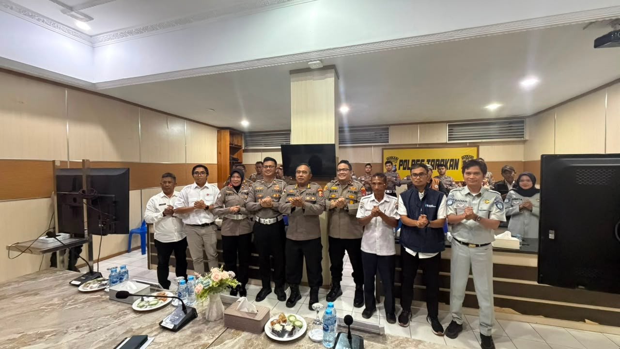 Perkuat Sinergi Lintas Sektor, Jasa Raharja Hadiri Forum Lalu Lintas Angkutan Jalan di Polres Tarakan