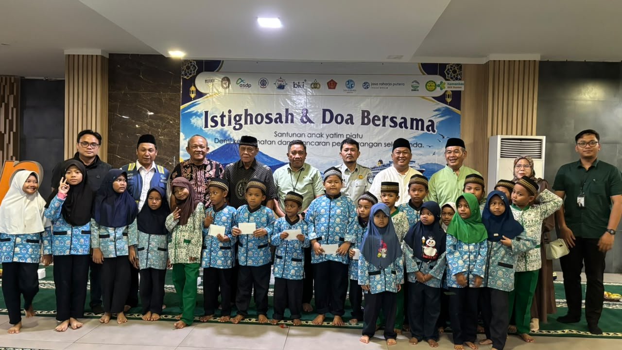 Bersama Stakeholder Pelabuhan Merak, Jasa Raharja Banten Panjatkan Doa Keselamatan Penyeberangan