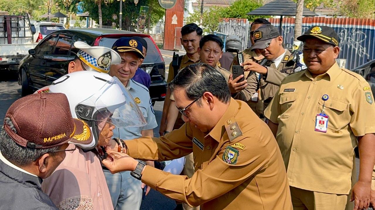 Operasi Gabungan Tim Pembina Samsat Kota Madiun Perkuat Kepatuhan Pajak Dan Budaya Tertib Berlalu Lintas