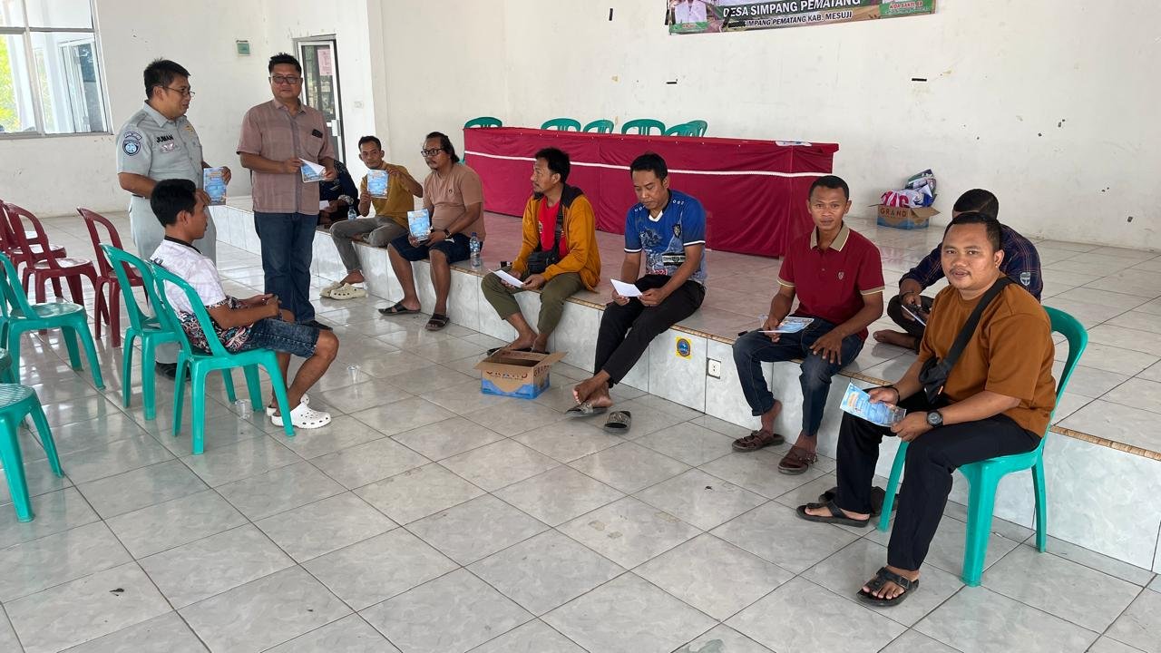 Jasa Raharja Dorong Kepatuhan Pajak dan Keselamatan Berkendara di Simpang Pematang Mesuji