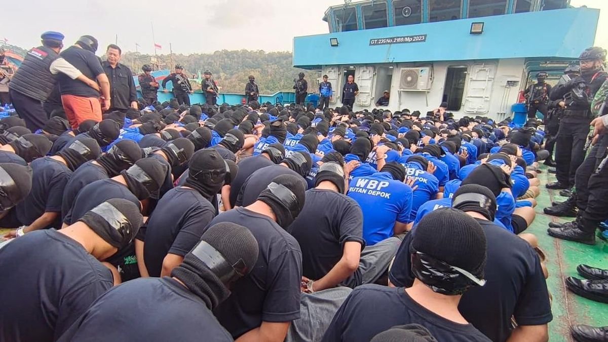 Buntut Video Viral, 115 Narapidana Rutan Depok Dipindah ke Nusakambangan