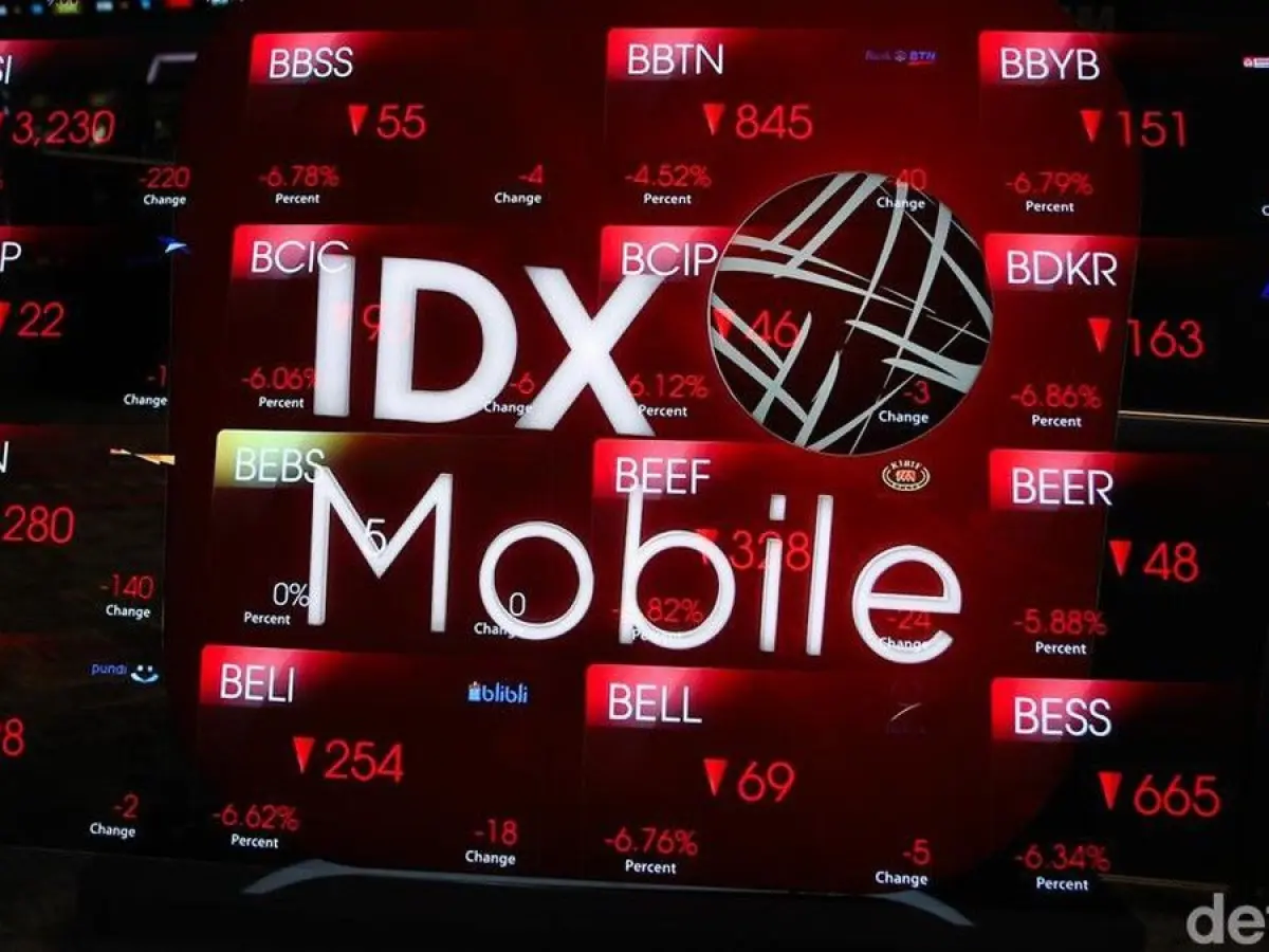 IHSG Melemah 54 Poin, Investor Asing Masih Ramai Jual Saham