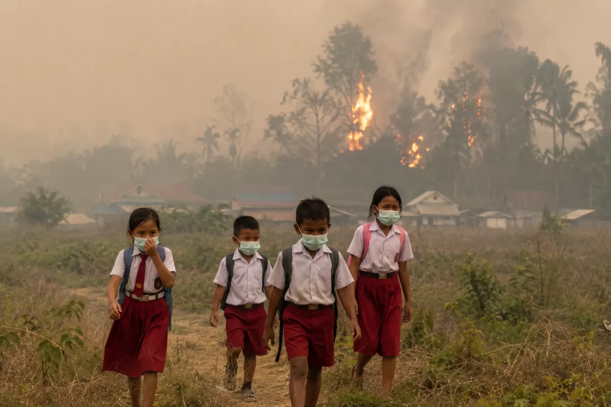 Kabut Asap Mulai Menipis Usai Hujan, Sekolah di Kalimantan Evaluasi Kegiatan Belajar