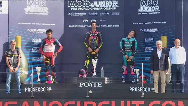 Pembalap Indonesia Kiandra Ramadhipa Finis Lima Besar Klasemen Moto3 Junior 2026
