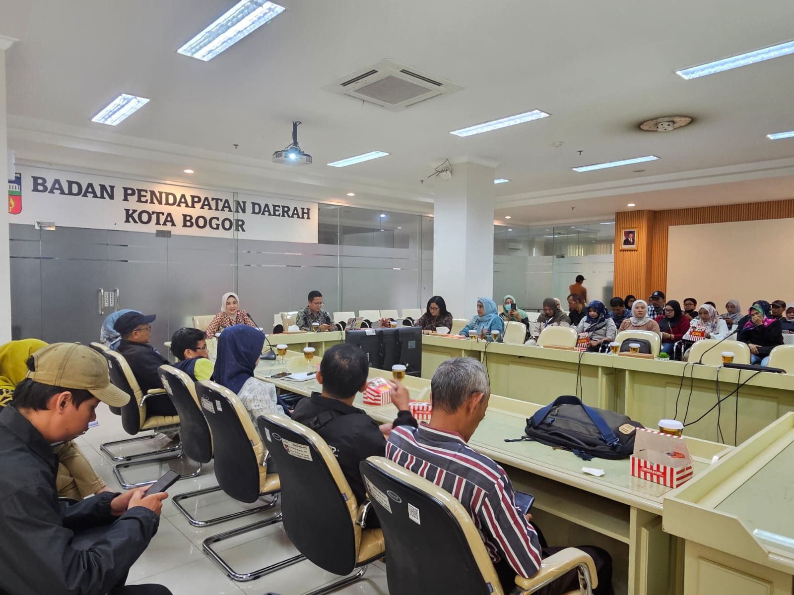 Jasa Raharja Bogor Sinergitas Optimalisasi Penelusuran KTMDU dan KBMDU melalui Rapat Evaluasi Samsat Kota Bogor