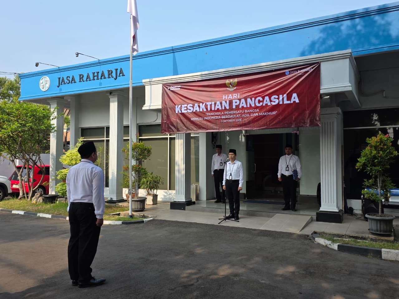 Perkuat Semangat dan Nilai Pancasila, PT Jasa Raharja (Persero) Cabang Cirebon Gelar Upacara Peringatan Hari Kesaktian Pancasila