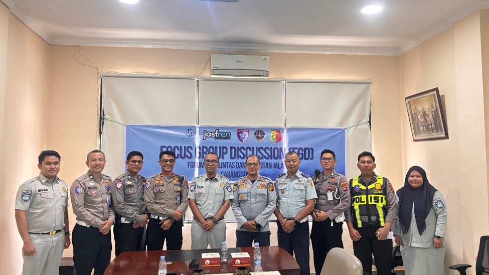 Jasa Raharja Sumbar Gelar FGD Bersama Dishub dan Kepolisian Bahas Keselamatan Lalu Lintas di Solok