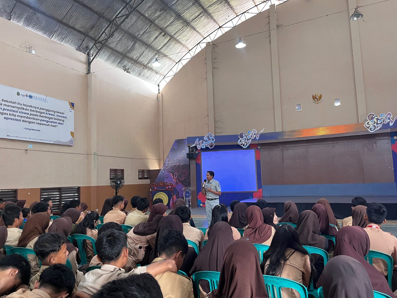 Jasa Raharja Sukabumi Bersama Satlantas Polres Sukabumi Kota Tingkatkan Kesadaran Keselamatan Berlalu Lintas di Kalangan Pelajar