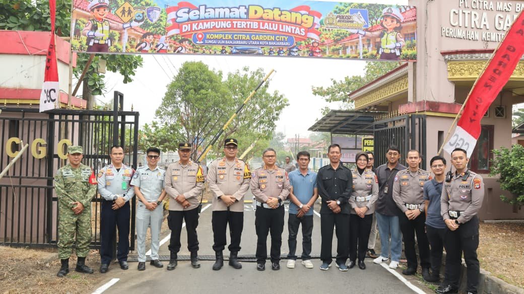 Jasa Raharja Kalsel Dukung Kampung Tertib Lalu Lintas, Perkuat Kesadaran Warga dari Lingkungan RT