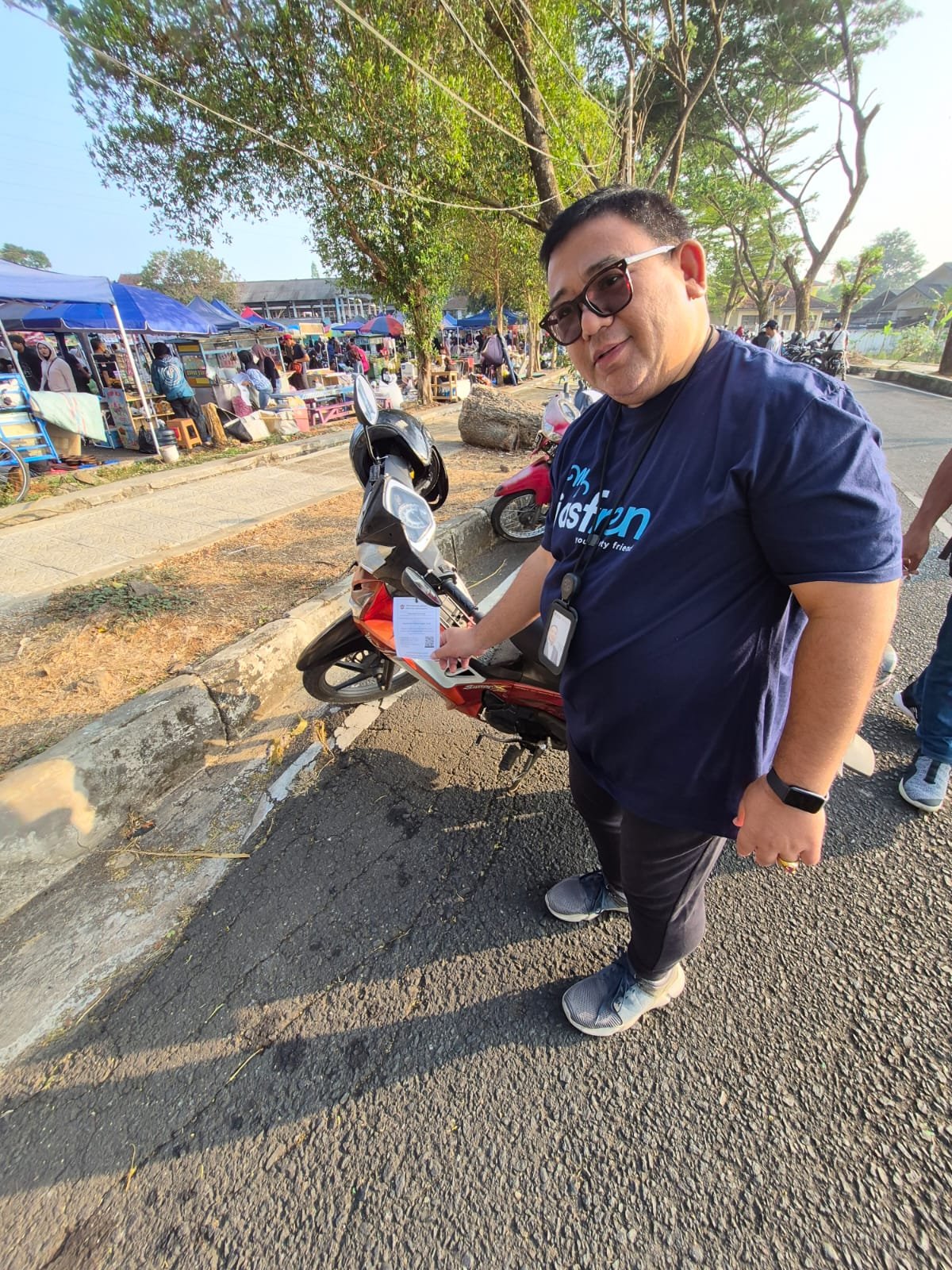 Jasa Raharja Tasikmalaya Telusuri Kendaraan Belum Daftar Ulang di CFD Taman BMX Ciamis, Dorong Optimalisasi PKB dan SWDKLLJ