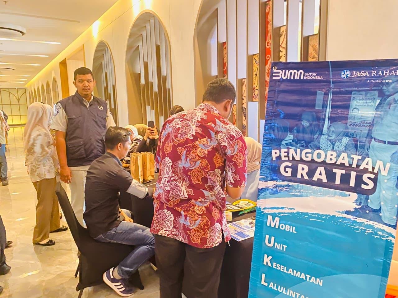 Jasa Raharja Cabang Indramayu Gelar Pelayanan Kesehatan Gratis dalam Rangka Hits dan Gebyar Pajak Vol. II
