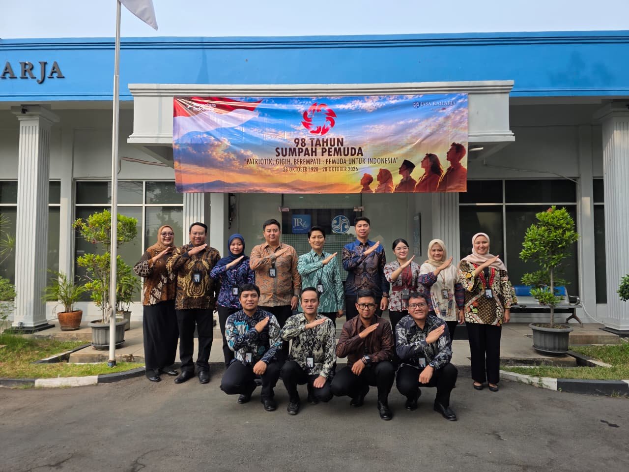 Perkuat Semangat Persatuan dan Nasionalisme, PT Jasa Raharja (Persero) Cabang Cirebon Gelar Upacara Peringatan Hari Sumpah Pemuda Tahun 2026