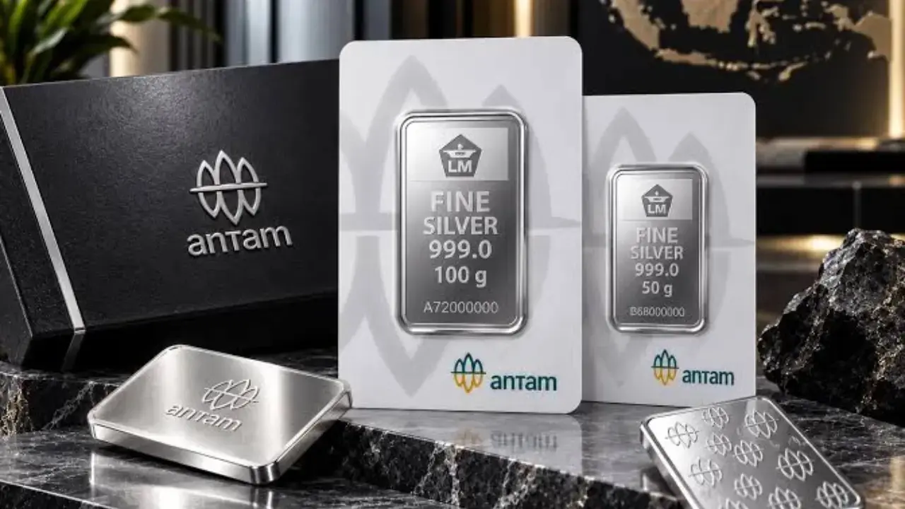 Harga Perak Antam Hari Ini Naik Rp250, Tembus Rp40.950 per Gram